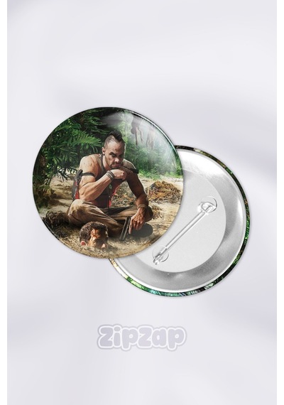 Farcry Video Oyun Bilgisayar Oyunu Çanta Süsü Rozet İğneli Buton Rozet Seti 1 Adet Çok Renkli