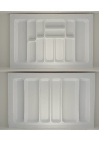 75x49 Cm. Beyaz Kaşıklık Ve Kepçelik 2'li Set 69x41 Cm'e Kadar Kesilebilir - 75x49byz-set Beyaz