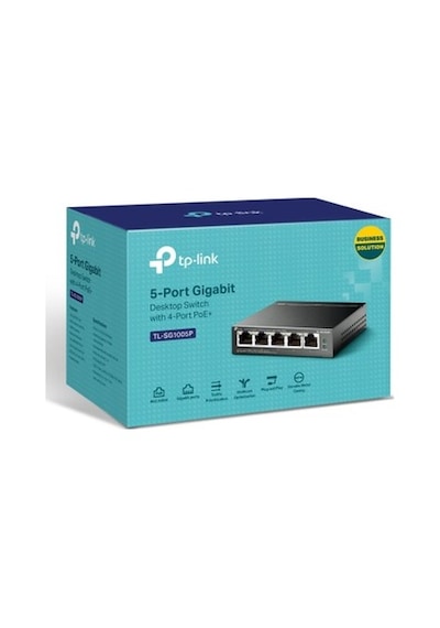 Tp-link Tl-sg1005p 5 Port 4 Port Poe+ 10-100-1000 Mbps Switch Çelik