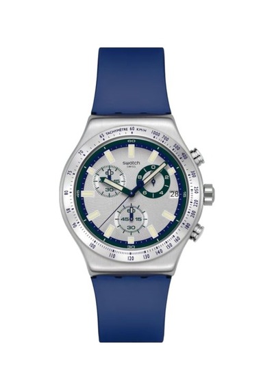 Swatch Blue Reflective Erkek Kol Saati Yvs539 Gri