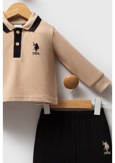 U.S. Polo Assn. 2li Takım Bej