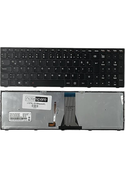 Lenovo Uyumlu G5070 59-429359, G5070 59-429386 Klavye Tr Işıklı Siyah