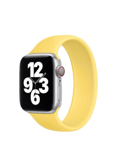 E2M Apple Uyumlu  Watch 42-44mm KRD-18 Silikon M Sarı