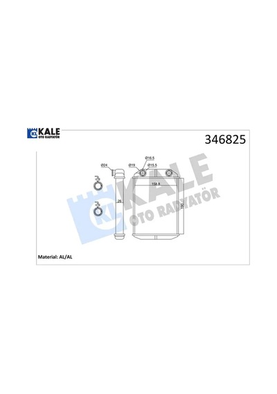 Kalorifer Radyatörü Dokker 12 Lodgy 12 1.2 Tce 1.3 Tce 1.5dci 1.6 Kale Radyatör 271154491r