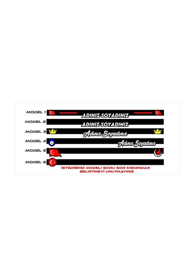 Plate Pleksi Plakalık Modelleri - 317120550