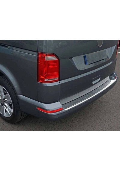 Vw T6.1 Transporter Krom Arka Tampon Eşiği Tek Kapılı Taşlı 2020 Ve Sonrası