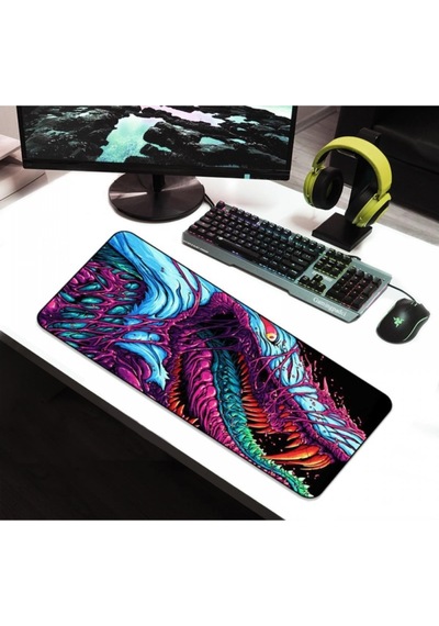 Sge Teknoloji Hyp 85x34 Cm Speed Kaymaz Taban Dikişli Mouse Pad Oyuncu Gamer