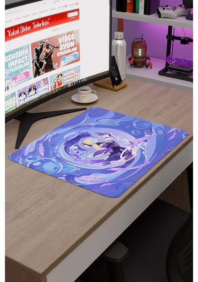 Fischl Genshin Impact Anime Gacha V2 - 48x40 Xl Gaming Mouse Pad Fare Altlığı