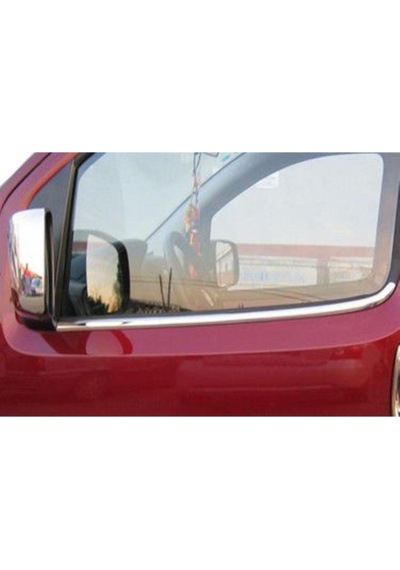 Citroen Nemo Uyumlu Cam Çıtası 2 Parça 2007 Üzeri Paslanmaz Krom