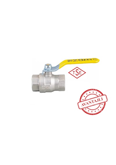 Evs 1 1/2 Doğalgaz Küresel Vana 1 1/2"