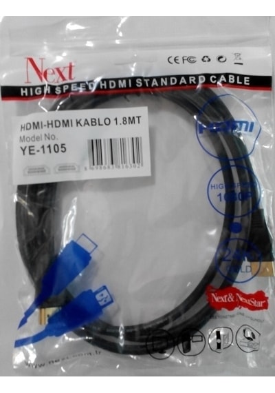 Next Hdmi Kablo 1.8 Metre +