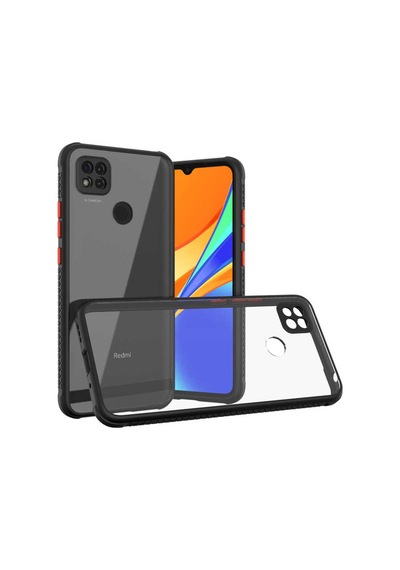 Xiaomi Redmi 9c Kılıf Zore Kaff Kapak Siyah