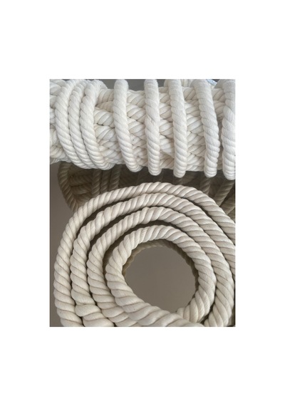12mm Pamuk Halat 16 Metre Gökkuşağı İpi