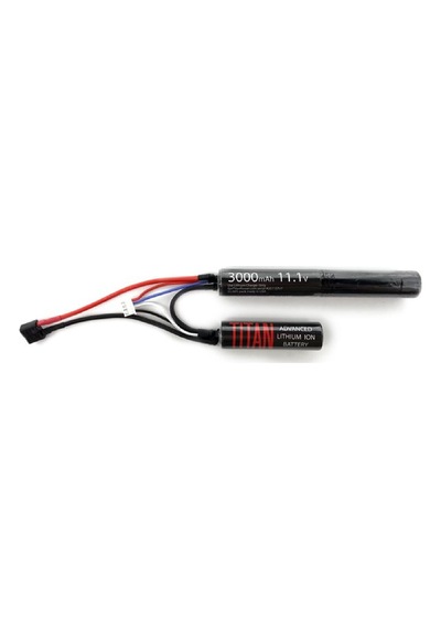 Titan 3000mah 11.1v Nunchuck T-plug Deans Airsoft Li Ion Pil - 1157