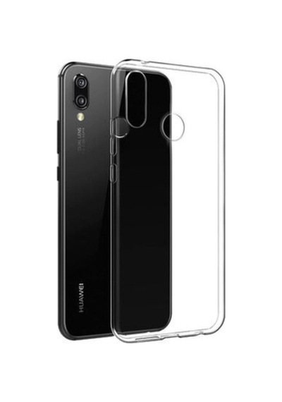 Huawei P20 Lite İle Uyumlu Kılıf Şeffaf Esnek Silikon Telefon Kılıfı Kapak