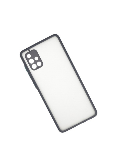 Galaxy A71 Kılıf Montreal Silikon Kapak - Gri