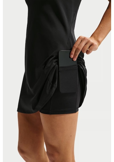 Nike Tennis Court Dri-fit Slim Fit Advantge Tennis Dress Tenis Elbisesi Siyah