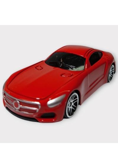 Metal Mini Arabalar 8 Cm - Kırmızı - 1 Siyah