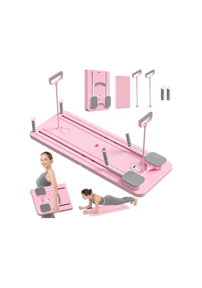 Çok Fonksiyonlu Egzersiz Aleti, Pilates Reformer, Direnç Bantlı, Ev Tipi Istasyon Tahtası, Zama