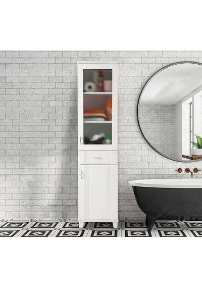 Lake Çok Amaçlı Banyo Ve Mutfak Dolabı Beyaz Çok Renkli