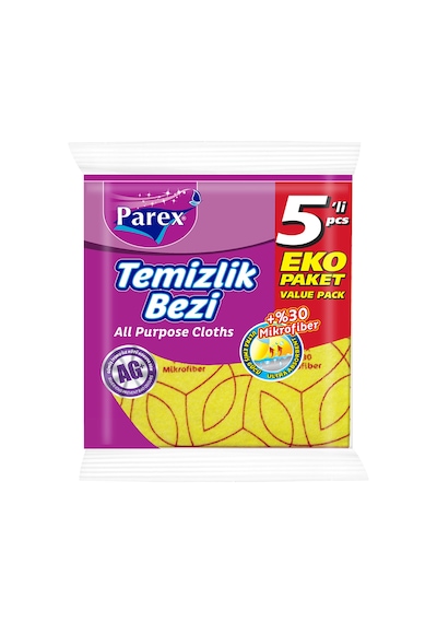 Temizlik Bezi 5'li Sünger Bez 3'lü Ve Bulaşık Eldiveni Paketi Diğer