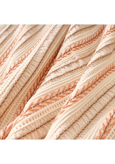 Soft Avena Çift Kişilik Yatak Örtüsü - Renkli - 220x230 Cm