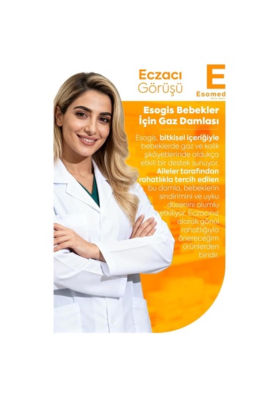 Esogis Bebekler İçin Gaz Damlası Yenidoğan Bitkisel Kolik Uyku Düzenleyici Bebek Çocuk Gaz Damlası 30ml