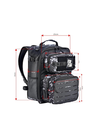 Fujin Proaji Back Pack Black Camo Balıkçı Sırt Çantası