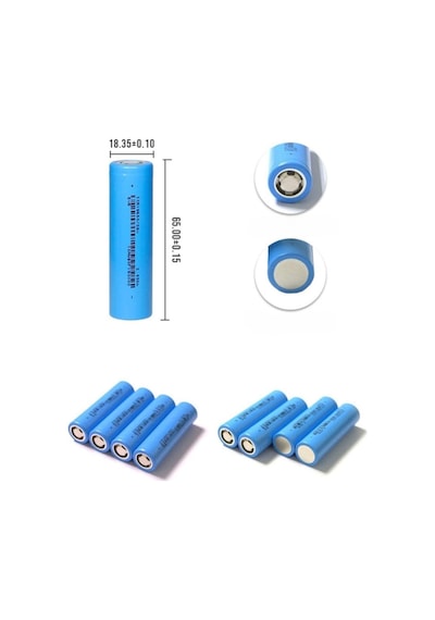 Eve 18650 26v 2.55 Ah 3c Şarj Edilebilir Pil 5'li