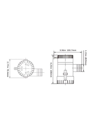Seaflo Sintine Pompası 1100 Gph 12v