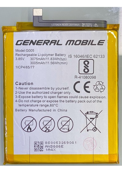 General Mobile Discovery Gm8 Batarya Pil