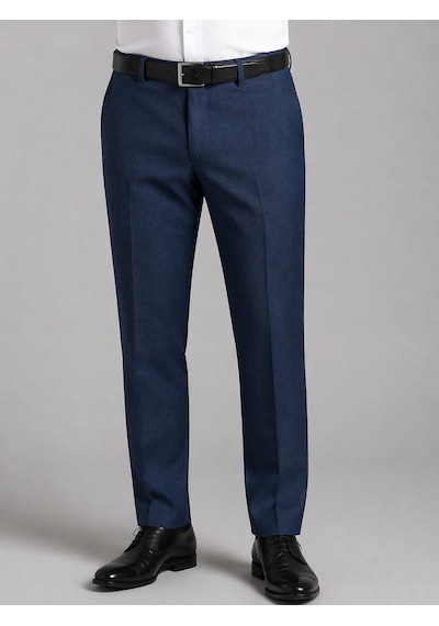 Classics Men Ricati Regular Fit Armür Desen Erkek Kumaş Pantolon - 7620 Parlament