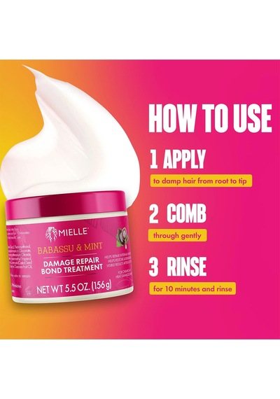 Mielle Babassu & Mint Onarıcı Ve Bağ Güçlendirici Saç Maskesi 156gr