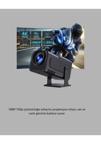 Android Projeksiyon Game Box - 1280x720p Hd Çözünürlük, Bluetooth,hdmı Ve Usb Girişli