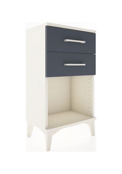 Arges Komodin 4 Çekmeceli 44x30x80 Aytaşı-antrasit Aytaşı