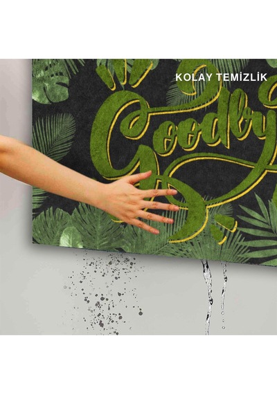 Dekoratif Kapı Önü Paspası - Kaymaz Taban 88 Çok Renkli