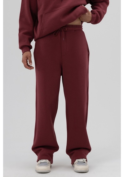 Vamos Basic Baggy Eşofman Alt Bordo