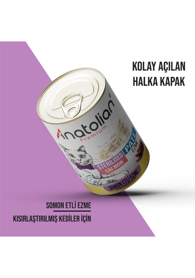 Anatolian Premium Karışık Ezme Yetişkin Kedi Konservesi 12 X 400 G