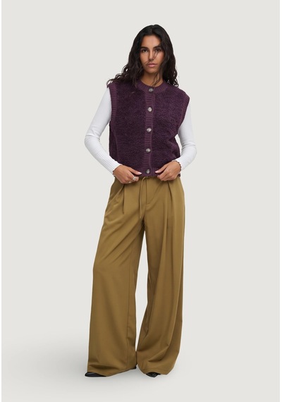 Jdy Jdyeira Life S/l On Button Vest Knt Noos Kadın Yelek 15359800 Mor