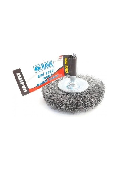 Mey İthalat Hawk Ha11131 Pimli Gri Tel Daire Fırça 60x8 Mm