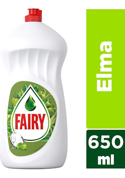 Fairy Elma Kokulu Elde Sıvı Bulaşık Deterjanı 3 x 650 ML