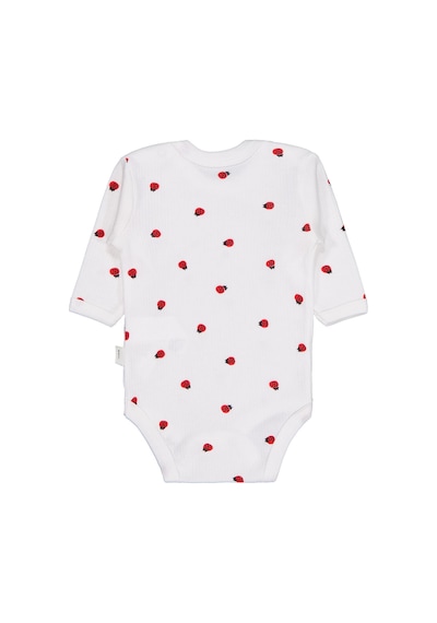 Civil Baby Uğur Böceği Empirme 0-48 Ay Çıtçıtlı Badi - Ekru