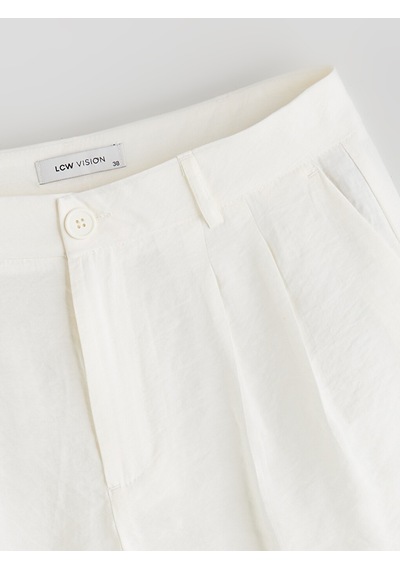 Lcw Vision Ekru Loose Fit Modal Karışımlı Kadın Şort