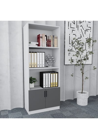 Vest 7'li Ofis Takımı  Model 1 Beyaz Füme