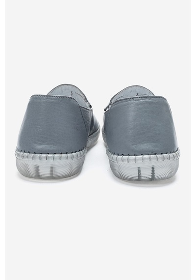 Kadın Esnek Tabanlı Gerçek Deri Comfort Ayakkabı Br 04138 Bebe Mavi