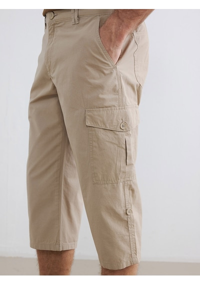Lcwaıkıkı Classic Bej Regular Fit Erkek Kargo Şort