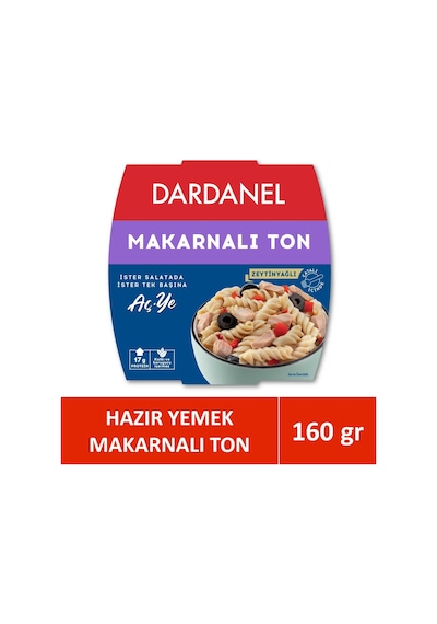 Dardanel Aç Ye Makarnalı Ton Balığı 160 G