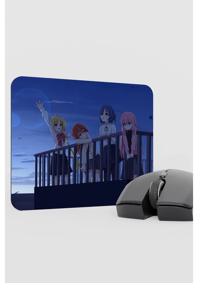 Bochi The Rock Anime V5 - 22x18 Gaming Kauçuk Kaymaz Taban Mouse Pad Fare Altlığı