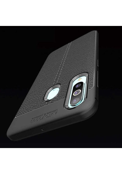 Samsung Uyumlu Galaxy A20s Kılıf Zore Niss Silikon Kapak Siyah
