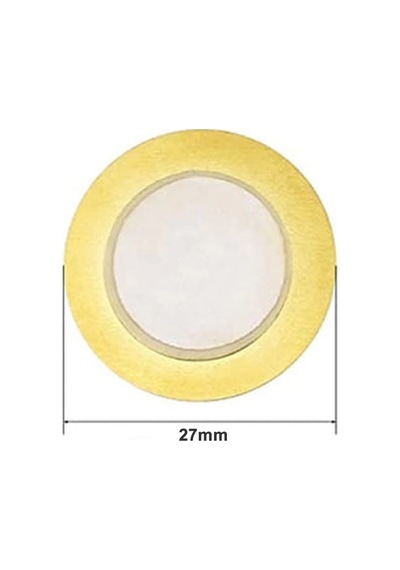 27mm Piezo Disk Ses Üretici Oyuncak Alarm Acil Tehlike Uyarı Kapı Zil Oyun Ton Şarkı Kısa Devre Buto